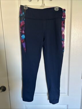 90° by reflex Womens leggings size large blue pull on